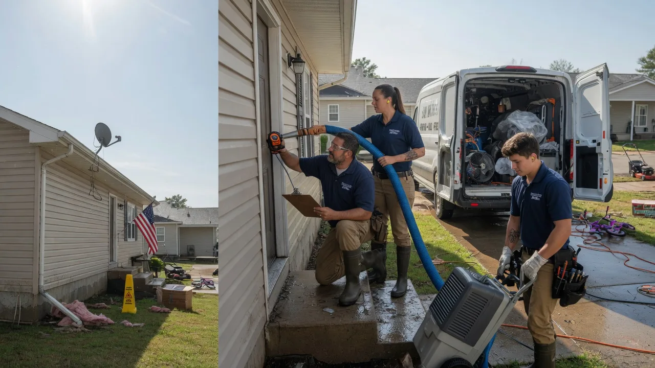 Ceiling Water Damage Restoration in Marshall, IN near me